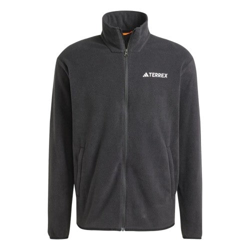 Front - Adidas Mens Multi Essentials Full Zip Fleece Jacket