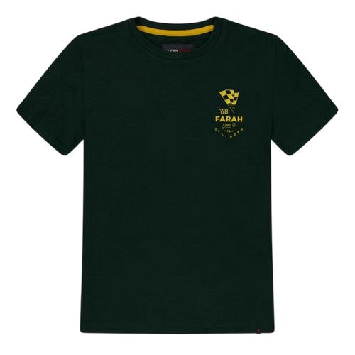 Front - Farah Childrens/Kids Lettering Logo T-Shirt