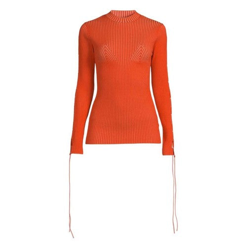 Front - Off White Womens/Ladies Slim Jumper