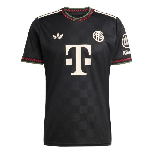 Front - Adidas Childrens/Kids Bayern Munich Checkerboard Football Shirt
