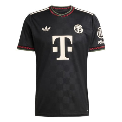 Front - Adidas Childrens/Kids Bayern Munich Checkerboard Football Shirt