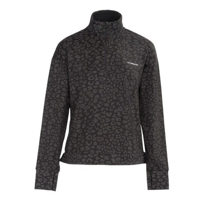 Front - LA Gear Womens/Ladies Half Zip Sweatshirt