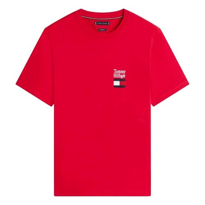 Front - Tommy Hilfiger Mens Stack Logo T-Shirt