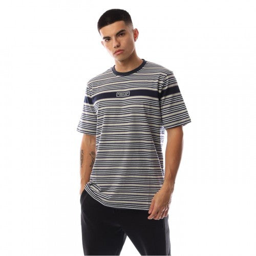 Front - Marshall Artist Mens Montesano Striped T-Shirt