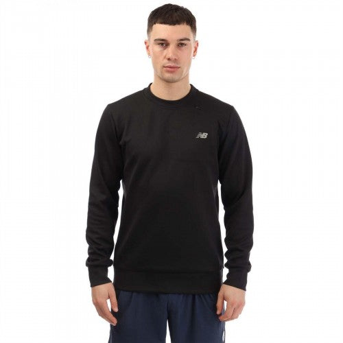 Front - New Balance Mens Crew Neck Athletic Sweatshirt
