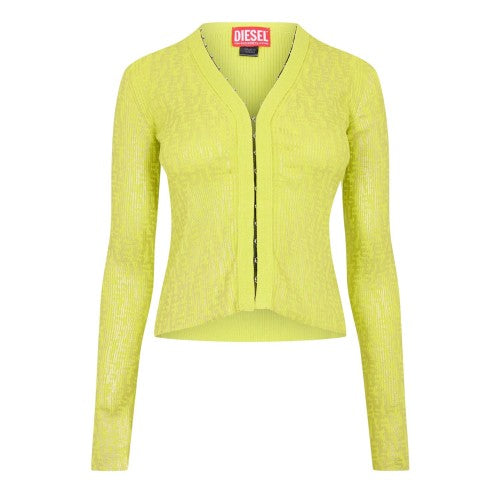 Front - Diesel Womens/Ladies Metal Hook Slim Cardigan