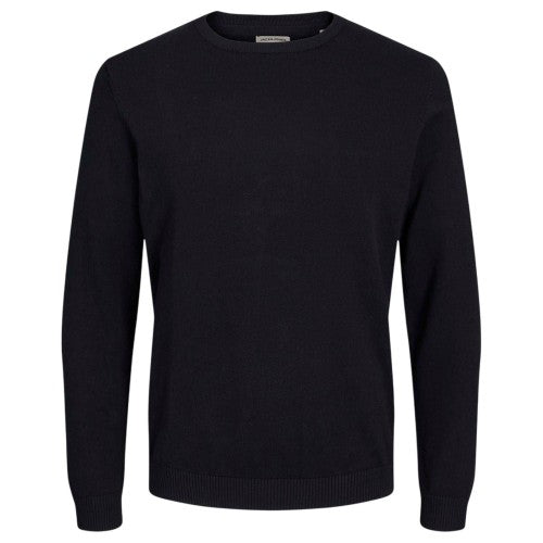 Front - Jack And Jones Mens Crew Neck Long-Sleeved Top