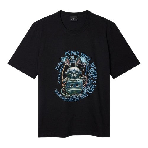Front - Paul Smith Mens Bunny Tapered T-Shirt