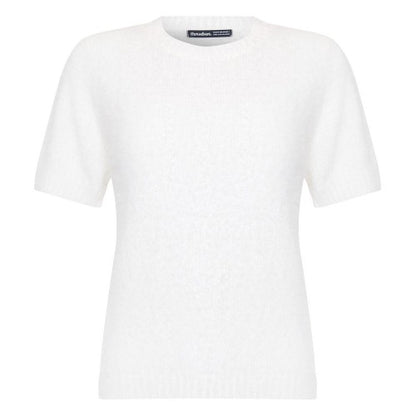 Front - Threadbare Womens/Ladies Knitted Regular Short-Sleeved Sweater Top