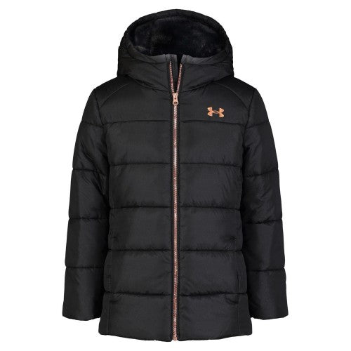 Front - Under Armour Girls Puffer Jacket