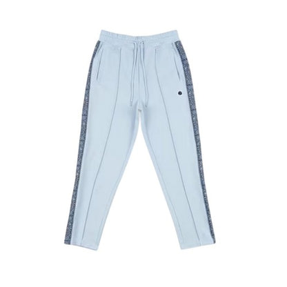 Front - Pretty Green Mens Paisley Tracksuit Bottoms