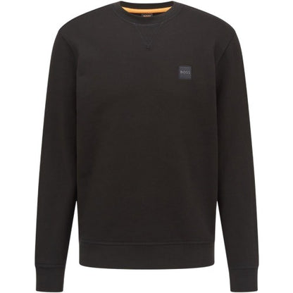 Front - Boss Mens Westart Premium Cotton Crew Neck Sweatshirt