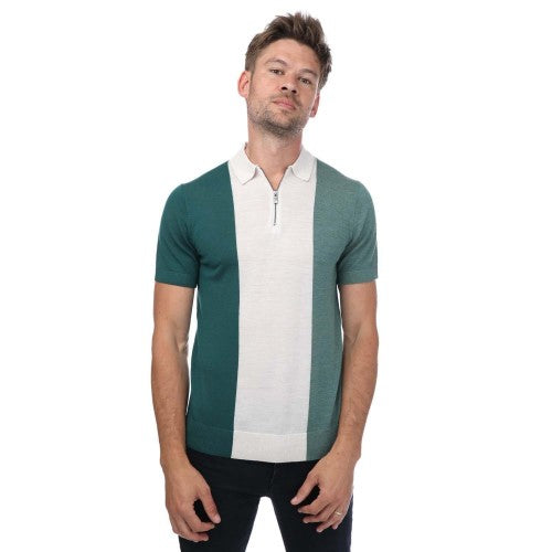 Front - Ted Baker Mens Swansea Merino Wool Polo Shirt