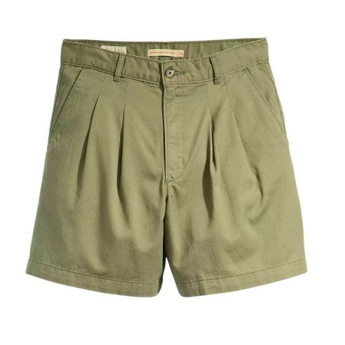 Front - Levis Womens/Ladies Pleated Shorts