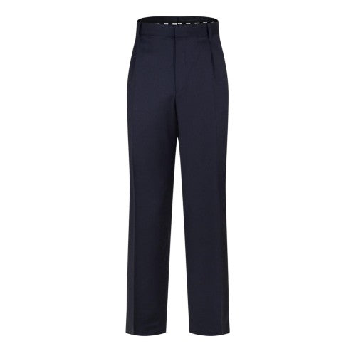 Front - Boss Mens Straight Leg Trousers