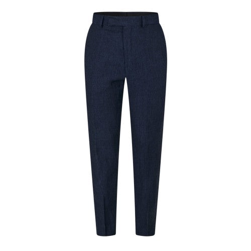 Front - Without Prejudice Mens Linen Slim Summer Trousers