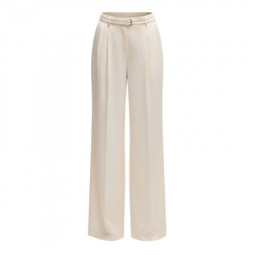 Front - Boss Womens/Ladies Taualy-W Relaxed Fit Trousers