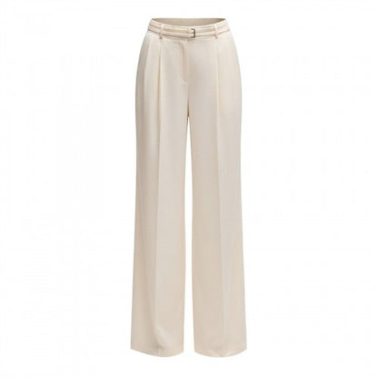 Front - Boss Womens/Ladies Taualy-W Relaxed Fit Trousers