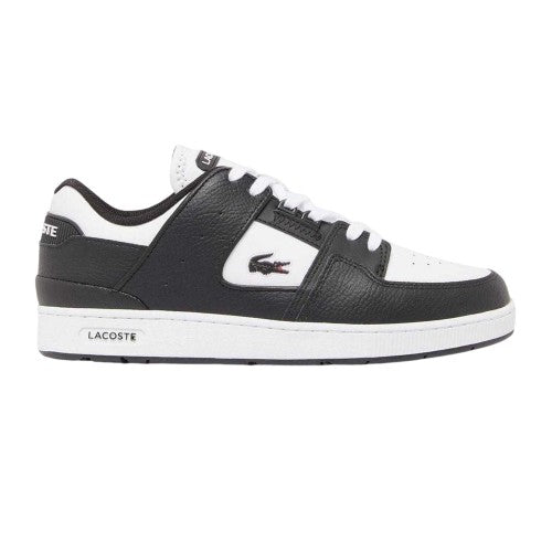 Front - Lacoste Unisex Adult Court Cage Leather Trainers