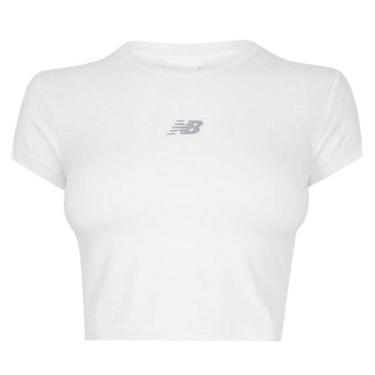 Front - New Balance Womens/Ladies Performance Gym Crop Top