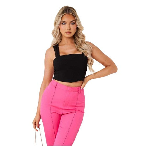 Front - Missy Empire Womens/Ladies Fitted Corset Top