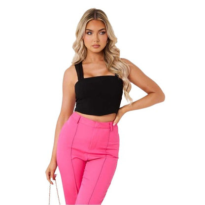 Front - Missy Empire Womens/Ladies Fitted Corset Top