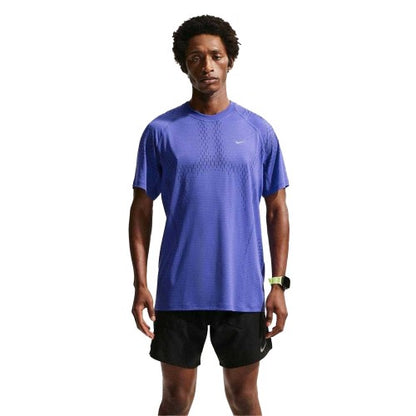 Front - Nike Mens Stride Plus Dri-FIT Running Top