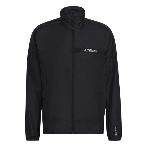 Front - Adidas Mens Terrex Wind Jacket