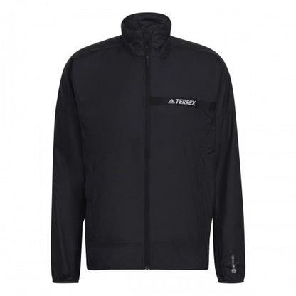 Front - Adidas Mens Terrex Wind Jacket