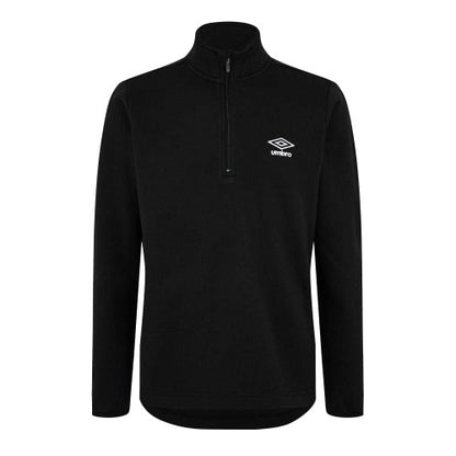 Front - Umbro Mens Club Essential Quarter Zip Regular Sweatshirt