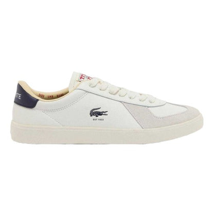 Front - Lacoste Mens Baseshot Pro Leather Trainers