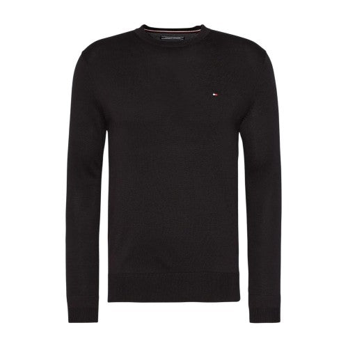 Front - Tommy Hilfiger Mens Cotton Crew Neck Jumper