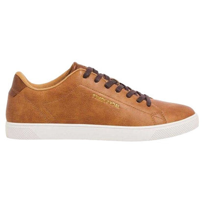 Front - Jack And Jones Mens Bosley Canvas Trainers