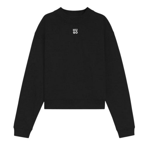 Front - Hugo Womens/Ladies Logo Hoodie
