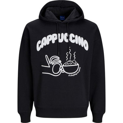 Front - Jack And Jones Mens Cappuccino Oversized Hoodie