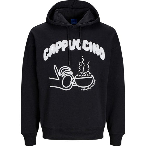 Front - Jack And Jones Mens Cappuccino Oversized Hoodie