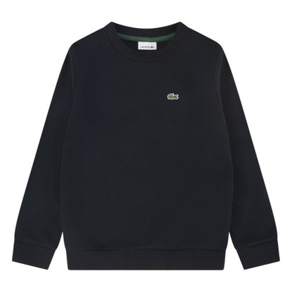 Front - Lacoste Childrens/Kids Logo Crew Neck Sweatshirt