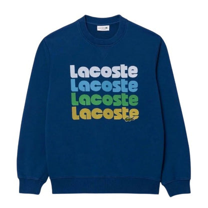Front - Lacoste Mens Print Sweatshirt