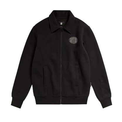 Front - G-Star Mens Collared Full Zip Regular Sweatshirt
