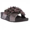 Front - FitFlop Womens/Ladies Lulu Bauble-Bead Cross Strap Sandals