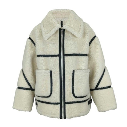 Front - Jack Wills Womens/Ladies Shearling Jacket