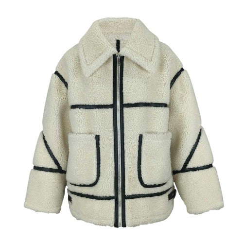 Front - Jack Wills Womens/Ladies Shearling Jacket