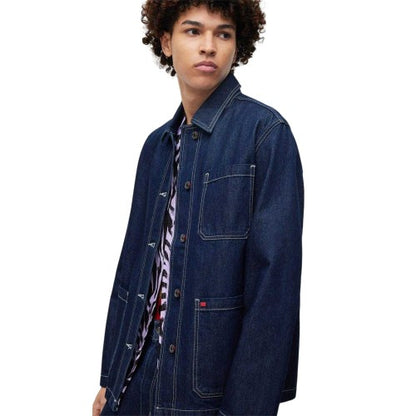 Front - Hugo Mens 080 Denim Jacket