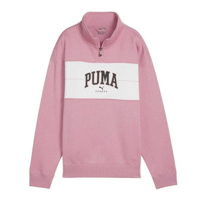Front - Puma Womens/Ladies Colour Block Zip Neck Sweatshirt
