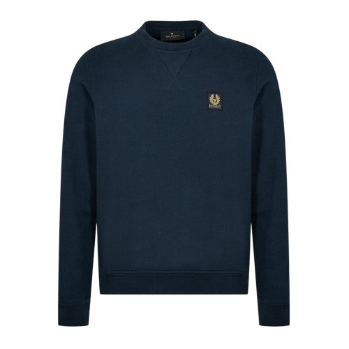 Front - Belstaff Mens Embroidered Logo Cotton Sweatshirt