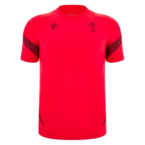 Front - Macron Unisex Adult 25/26 Wales RU Rugby Shirt