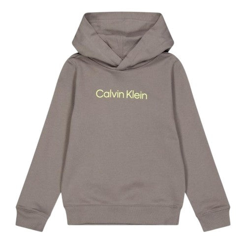 Front - Calvin Klein Childrens/Kids Logo Regular Hoodie