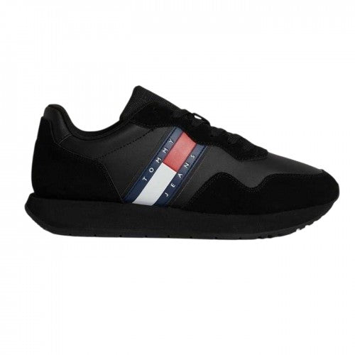 Front - Tommy Jeans Mens Modern Suede Trainers