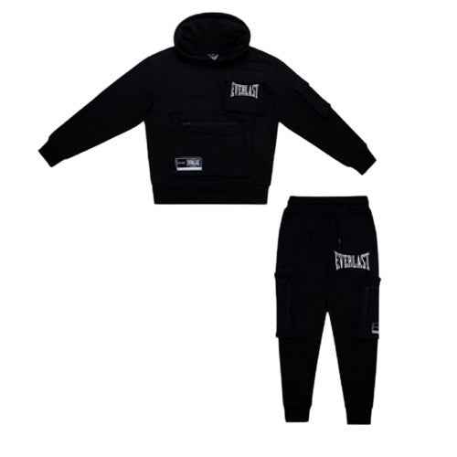 Front - Everlast Mens Long-Sleeved Drawstring Hoodie