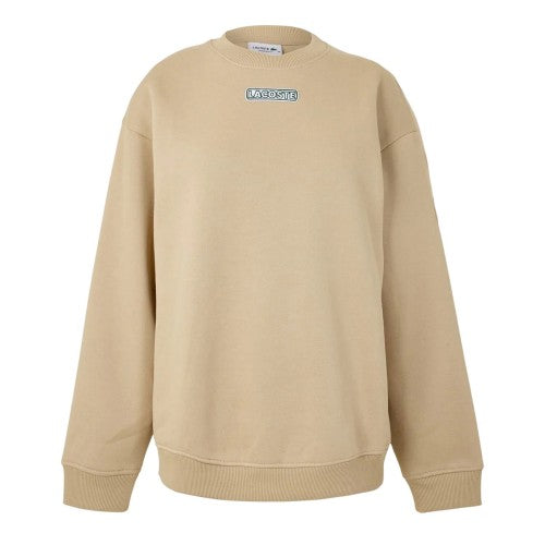 Front - Lacoste Womens/Ladies Crew Neck Regular Long-Sleeved Sweatshirt